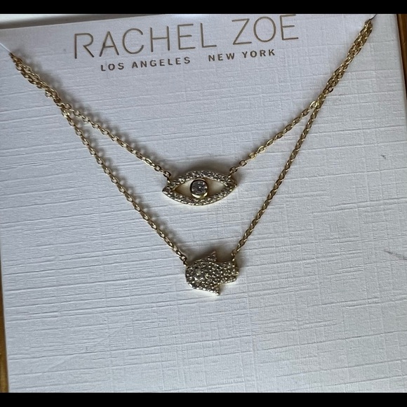 Rachel Zoe Hamsa Evil Eye Layered 